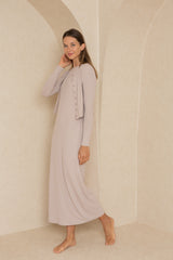 Tan Basic Jumper Maxi