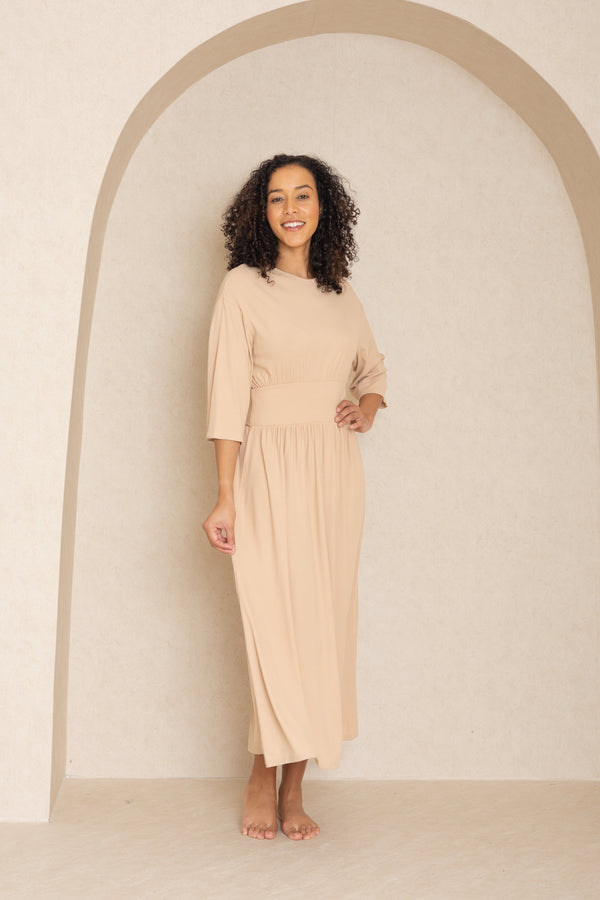 Neutral Basic Waist Maxi