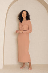 Mauve Basic Jumper Maxi