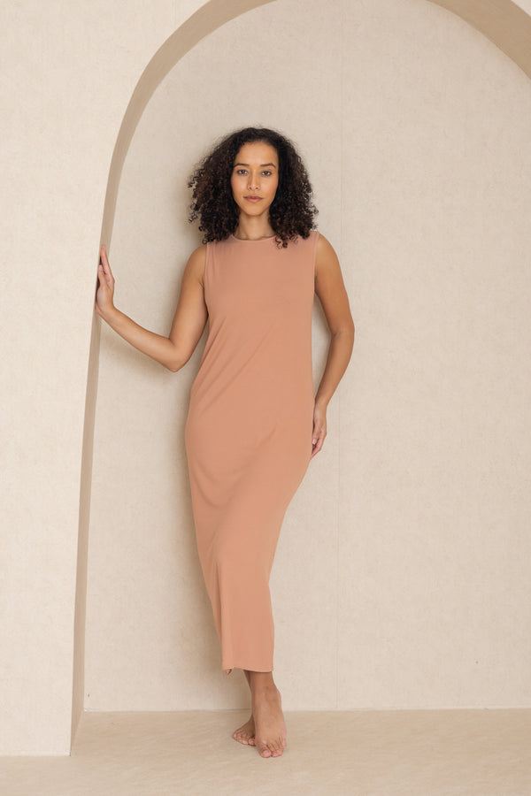 Mauve Basic Jumper Maxi