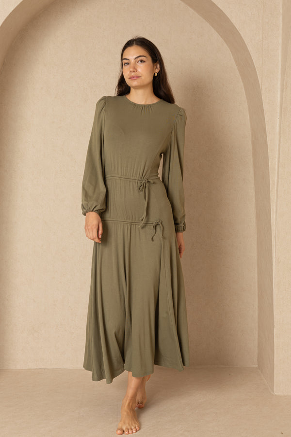 Sage Double Tie Maxi