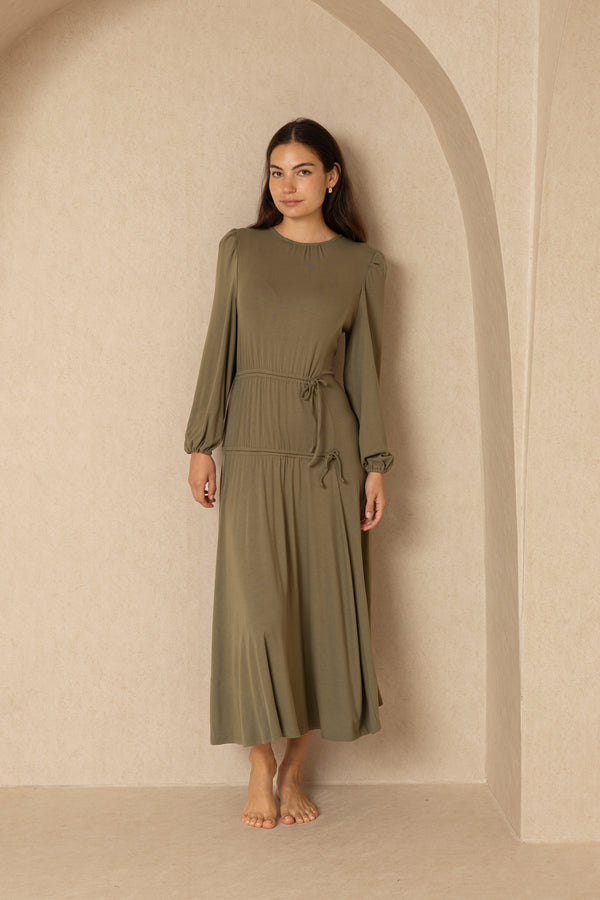 Sage Double Tie Maxi