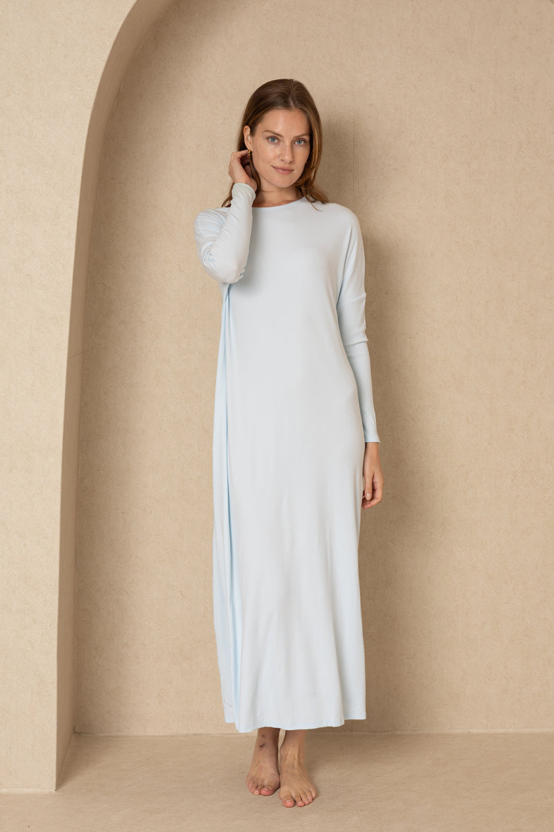 Light Blue Swing Maxi