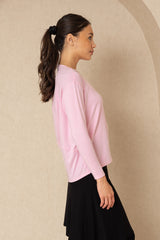 Pink Oversized Sport Tee