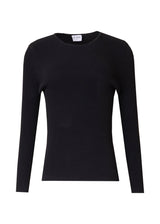 Black Basic Knit Top