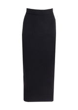 Black Solid Skirt Legging