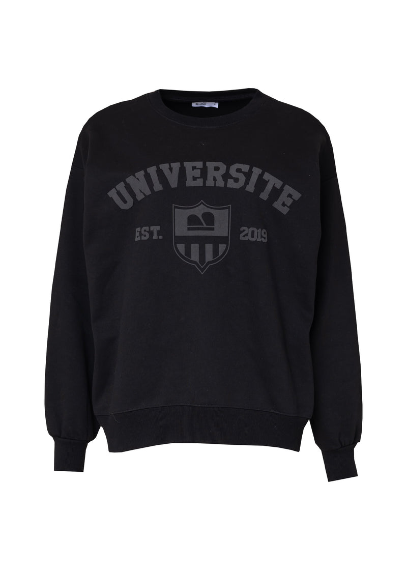 Black Universite Sweatshirt