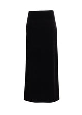 Black Velvet Slip Skirt