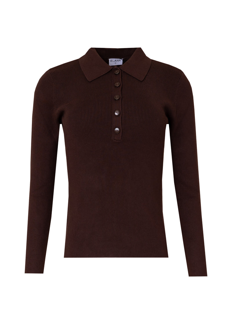 Brown Polo Tee