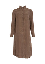 Brown Shirt Dress