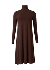 Brown Turtleneck Dress