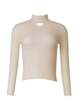 Cream Cutout Sweater