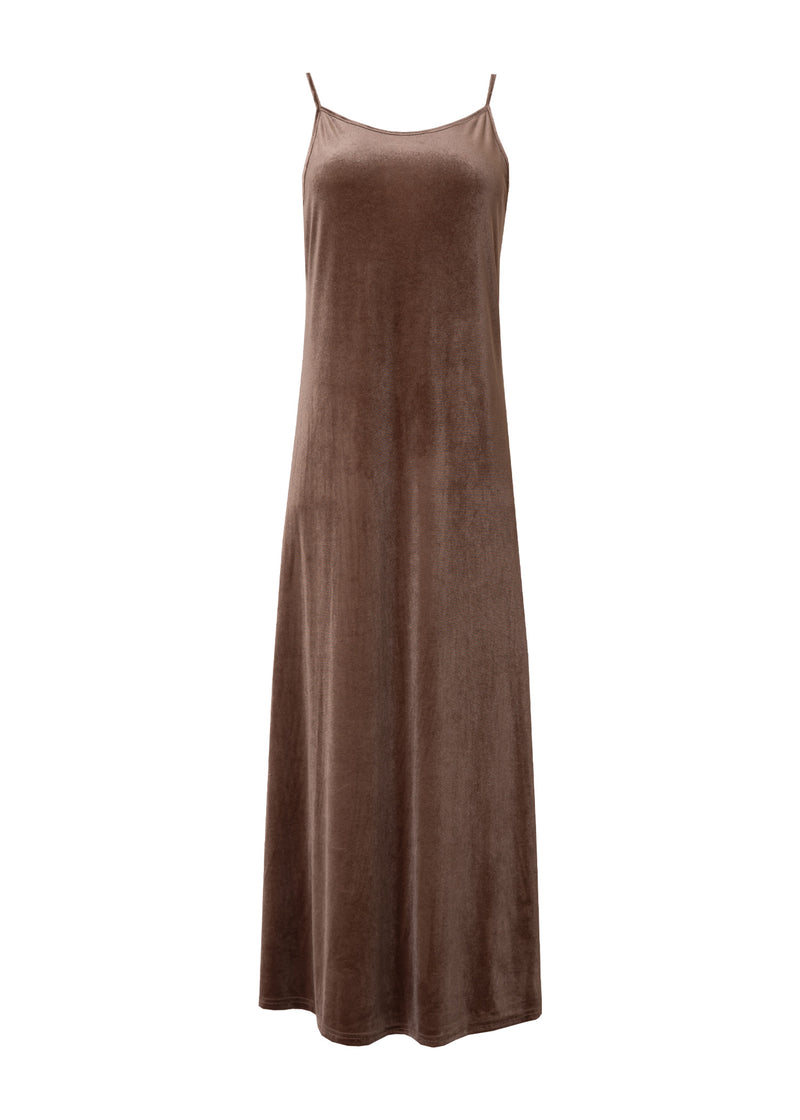 Light Brown Velour Slip Jumper