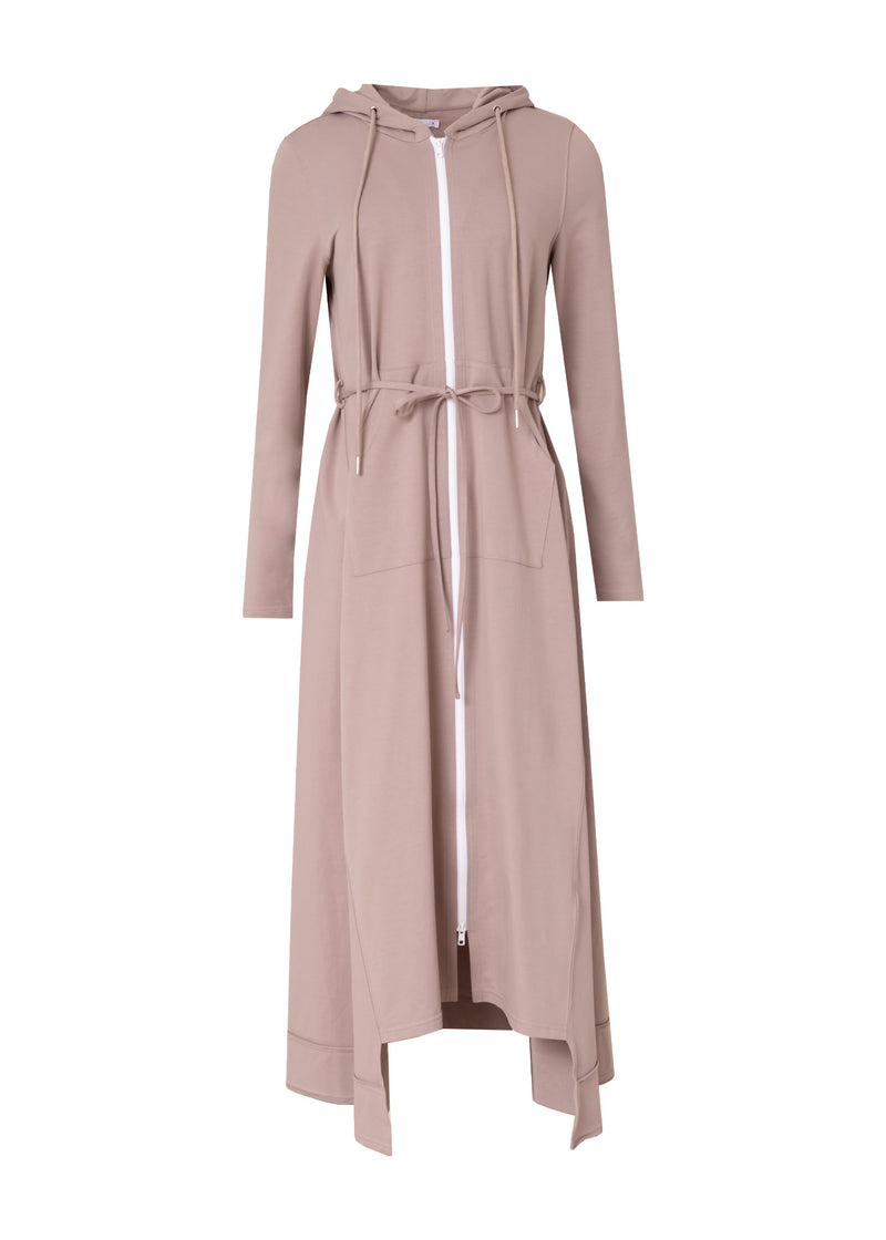 Mauve Maxi Sweatshirt Dress