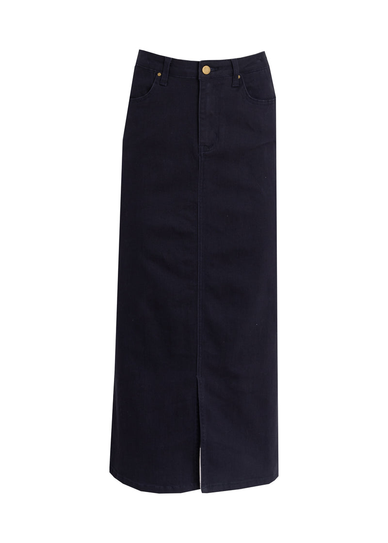 Navy Everyday Denim Skirt