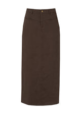 Olive Pocket Cargo Skirt