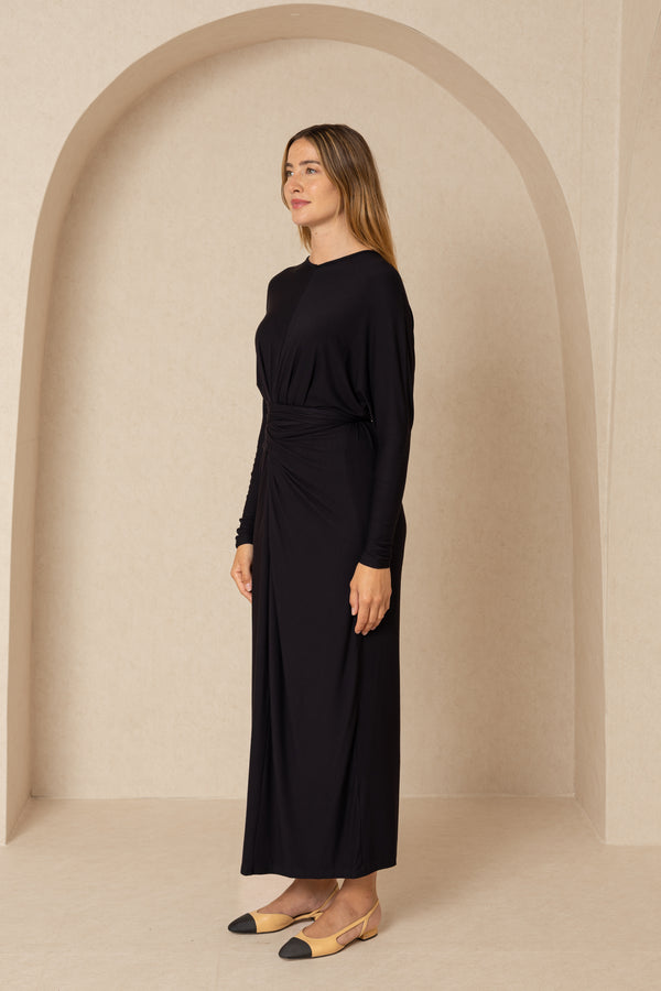 Black Tie Wrap Maxi