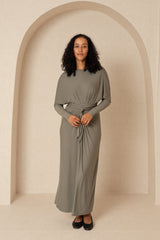 Sage Tie Wrap Maxi