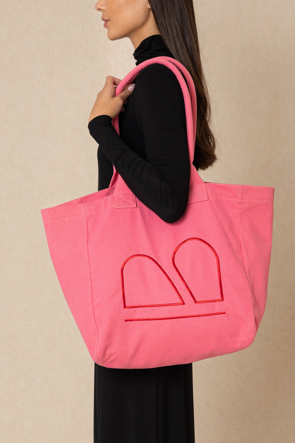 Hot Pink Canvas Bag