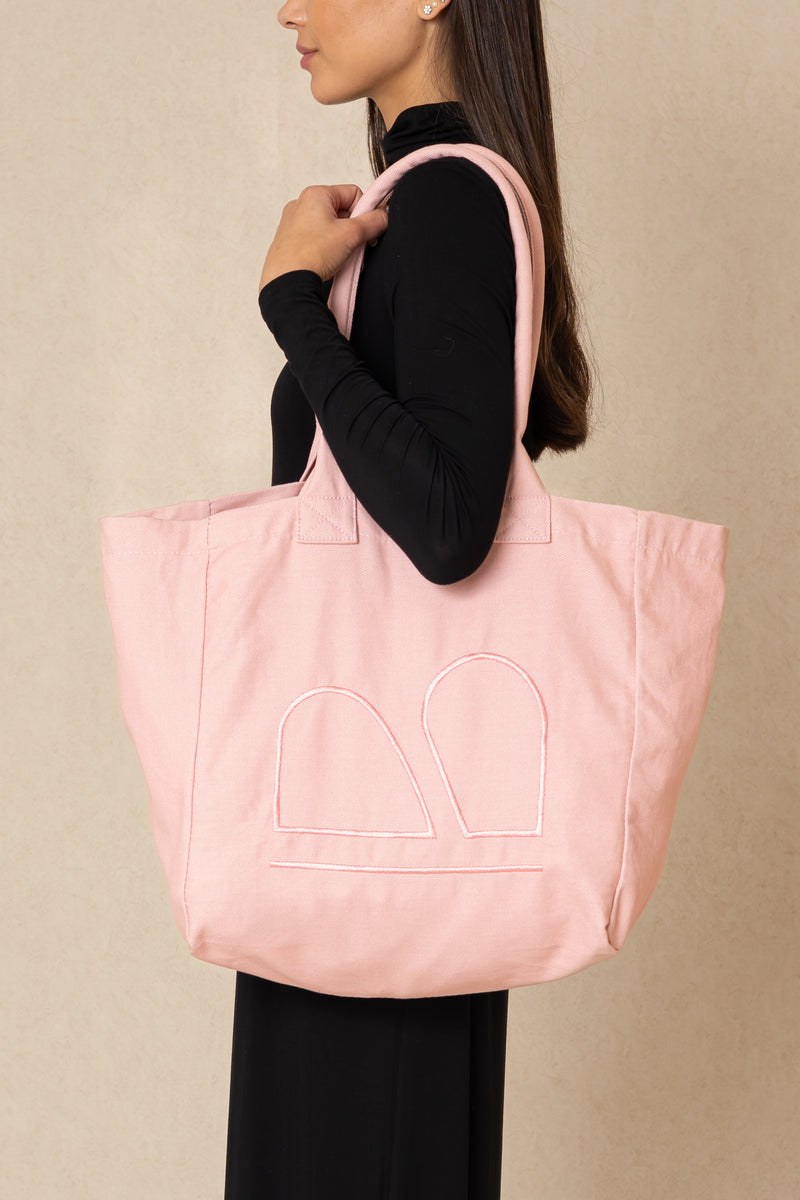 Light Pink Canvas Bag