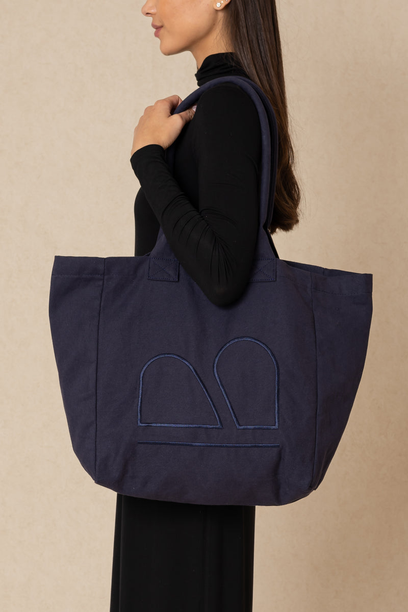 Navy Canvas Bag