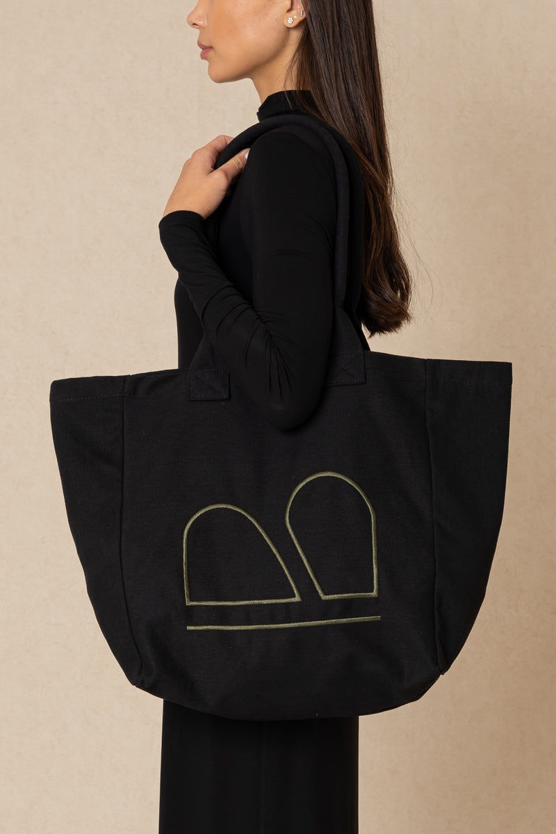 Black Canvas Bag