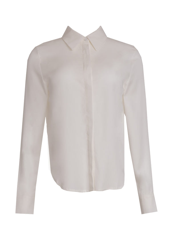 White Basic Blouse