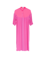 Hot Pink Duo Henley Maxi