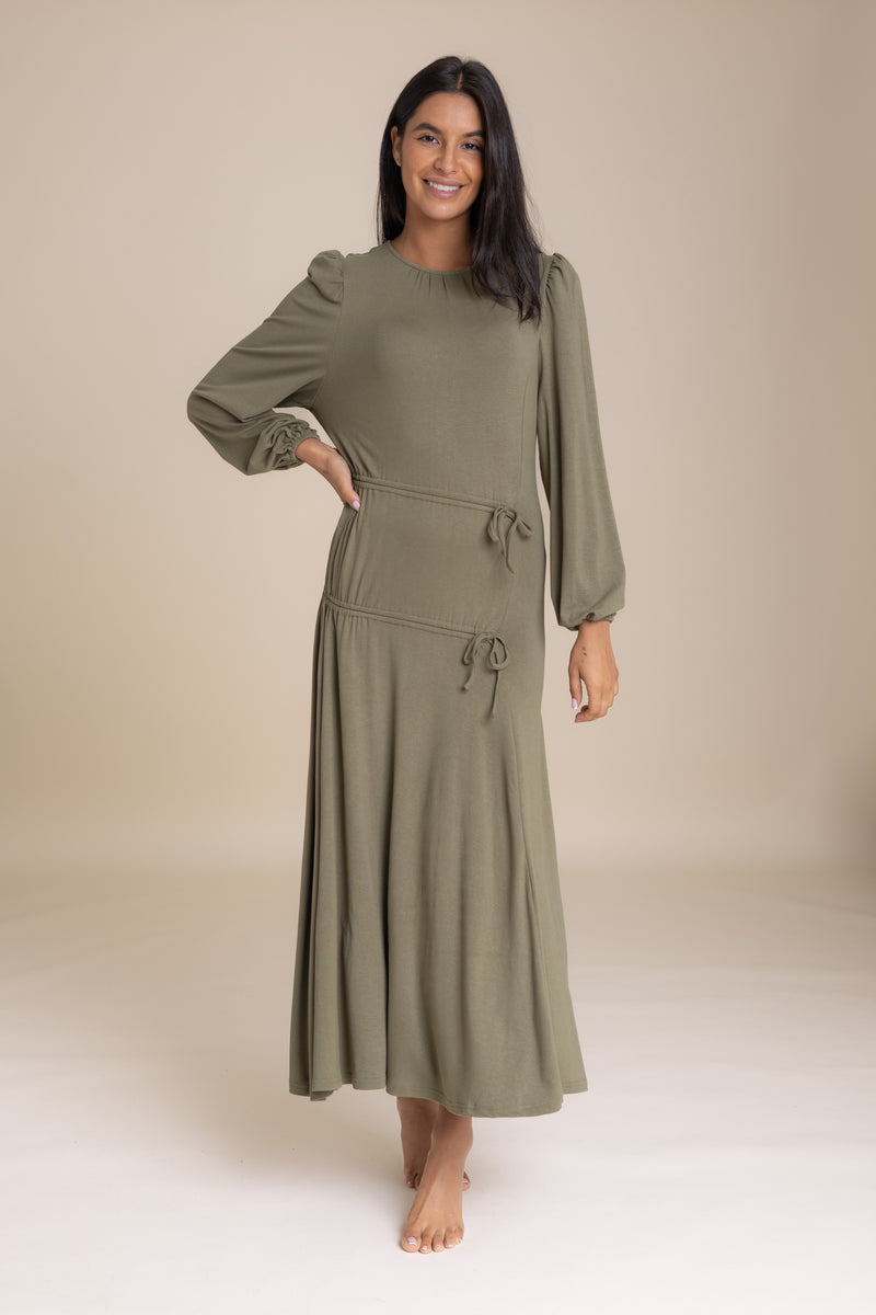 Sage Double Tie Maxi