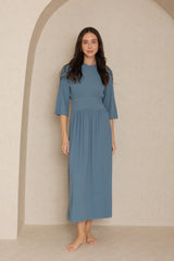 Denim Blue Basic Waist Maxi