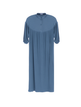 Blue Duo Henley Maxi